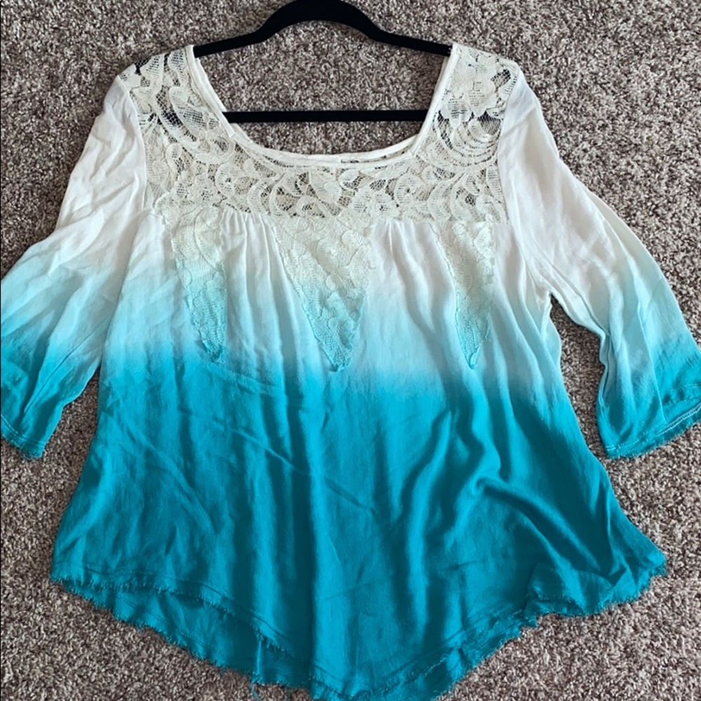 Daytrip lace detail top